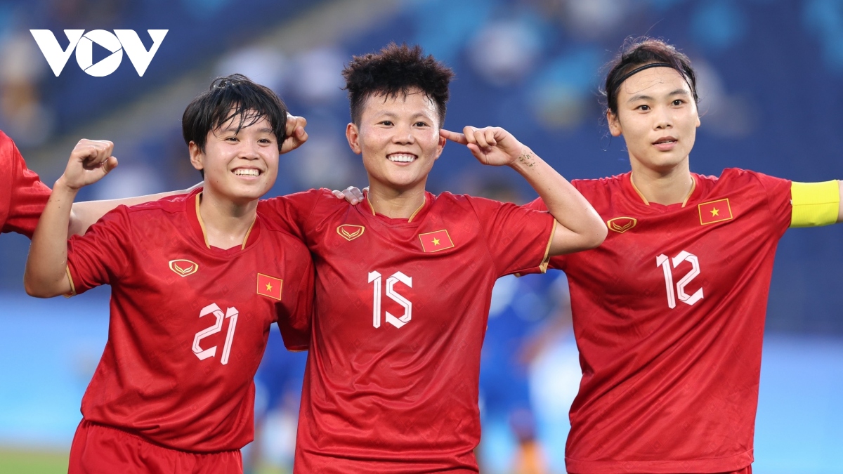 ĐT nữ Việt Nam thắng đậm Bangladesh ở ASIAD 19